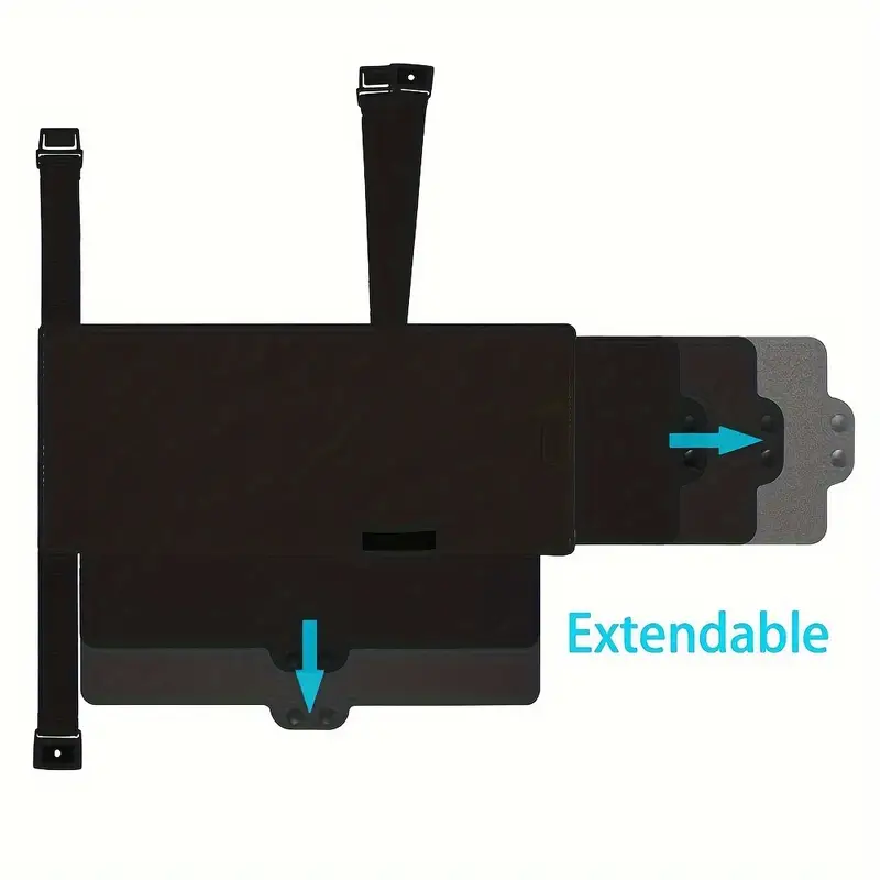 1pc Car Sun Visor with Extender, Front Curtain Shade, Universal Fit