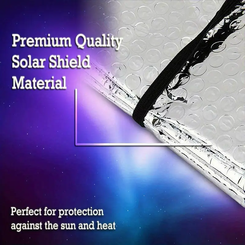 A Car Windshield Sunshade: The Front Window Can Be Folded Sunshade - To Prevent Ultraviolet Rays And Reduce The Temperature Inside The Car, Suitable For Most Vehicles.
