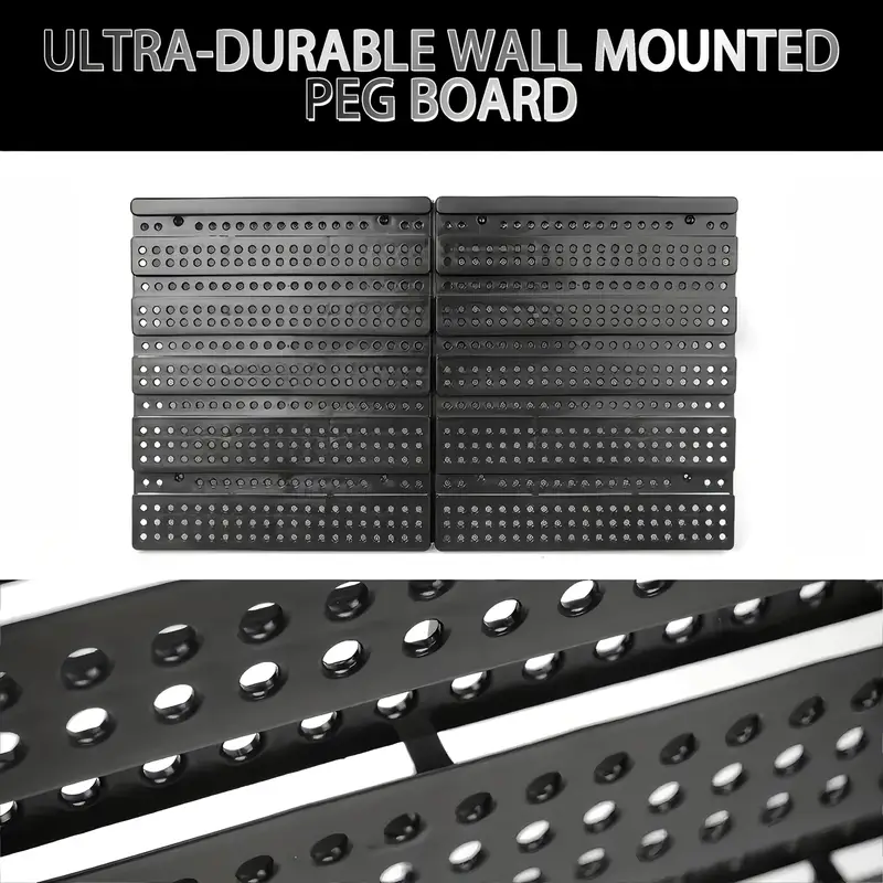 30pcs Wall-Mounted Storage Rack System - Perfect for Screws, Nuts, Bolts, Nails, Beads & Small Hardware - Easy Install, Heavy Duty Garage Organizer Is Perfect As A Gift,, Stackable Tool Box