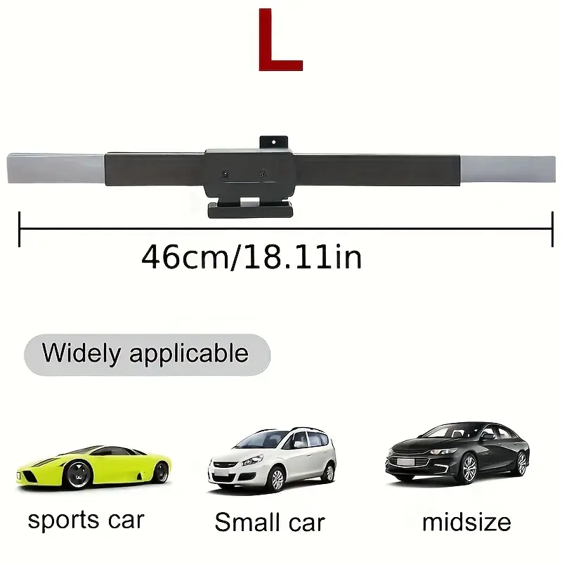 1pc Automatic Retractable Folding Sunshade - UV Resistant, Heat-Insulating, Aluminum Material, Easy Stick-On Installation, Blackout Curtain For Front Window, Car Sunshade Windshield Foldable