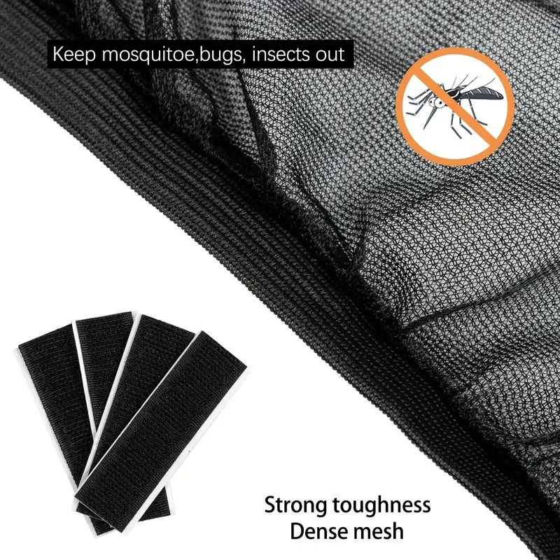 12pcs Universal Car Sun Shade Front & Rear Side Window Screen Cover Visor Screen Shield Sun Mesh Blind UV Protector Sunshade Truck Breathable Screen Cover Sunshade