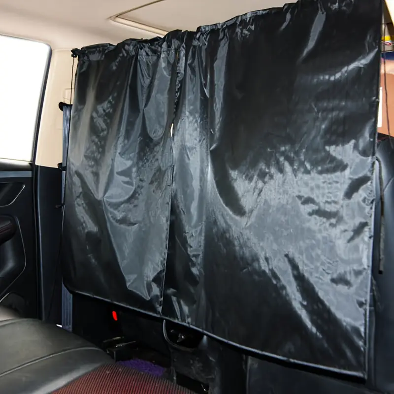 Travel-Ready Car Curtain Set - 95% Sun Blocking, Privacy Shades for Rear & Side Windows - Durable SUV Sunshade for Camping and Road Trips