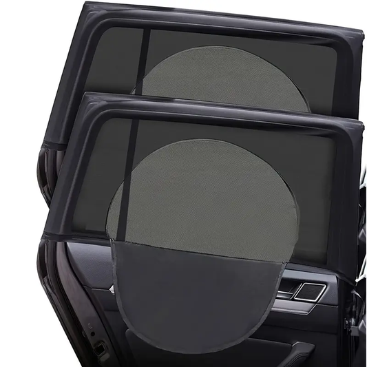 Car Privacy Screen with Zipper - UV Protection, Insect Proof, And Breathable Mesh for Car Windows